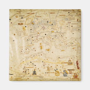 Karte von Charles V, Karte von Mecia Magnet