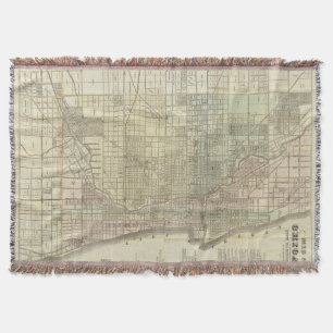 Karte von Chicago Decke