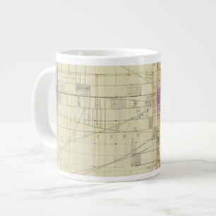 Karte von Chicago Jumbo-Tasse
