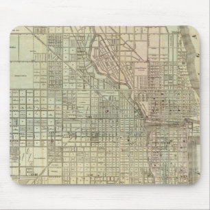Karte von Chicago Mousepad