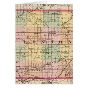 Karte von Clinton Landkreis, Michigan