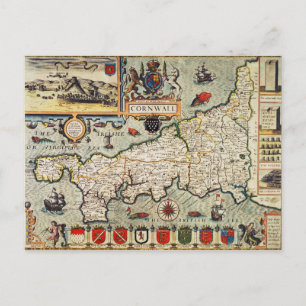 Karte von Cornwall