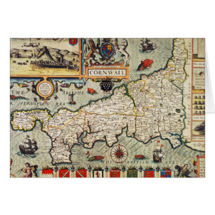 Karte von Cornwall