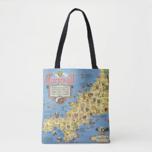 Karte von Cornwall, England