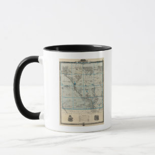 Karte von Delaware Landkreis, Staat von Iowa Tasse