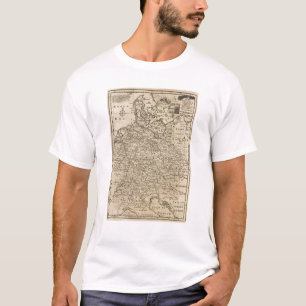 Karte von Deutschland T-Shirt