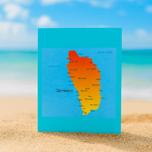 Karte von Dominica