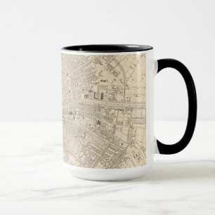 Karte von Dublin, Irland Tasse