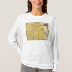 Karte von Dubuque County T-Shirt