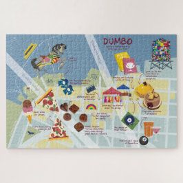 Karte von Dumbo Brooklyn, New York Puzzle