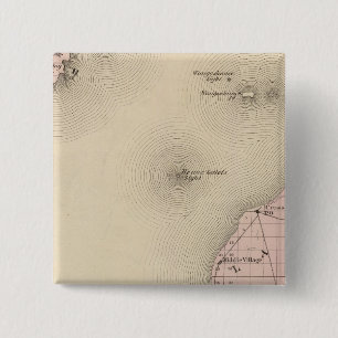 Karte von Emmet Landkreis, Michigan Button