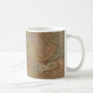 Karte von Europa 1700 Kaffeetasse