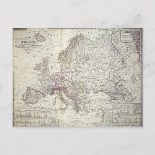 Karte von Europa, 1841