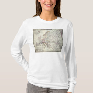 Karte von Europa, 1841 T-Shirt