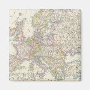 Karte von Europa 3 Magnet