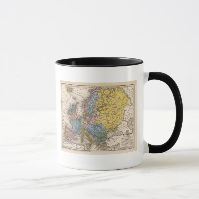 Karte von Europa 4 Tasse (Rechts)