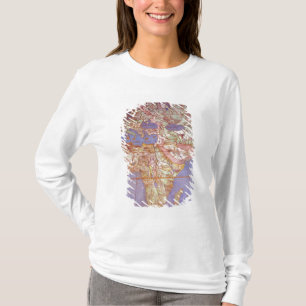 Karte von Europa und von Afrika T-Shirt
