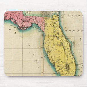 Karte von Florida Mousepad