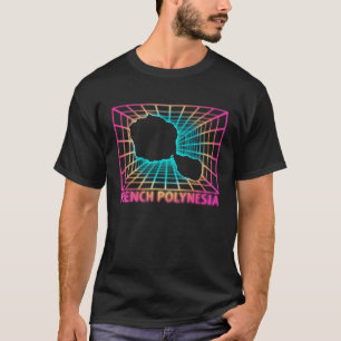 Karte von Französisch-Polynesien Französisch-Polyn T-Shirt