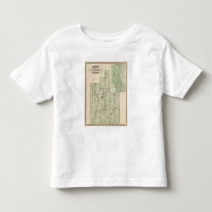 Karte von Fulton County mit Rochester, Fulton Co Kleinkind T-shirt