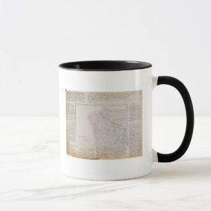 Karte von Galizien mit dem Weg der französischen Tasse