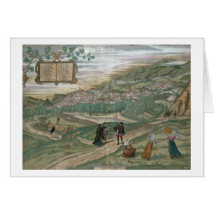 Karte von Granada, von "Civitates Orbis Terrarum",