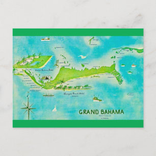 Karte von Grand Bahama