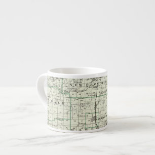 Karte von Green County und von Carrollton Espressotasse