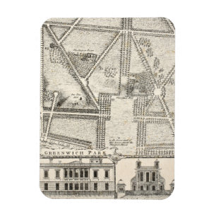 Karte von Greenwich-Park Magnet