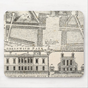 Karte von Greenwich-Park Mousepad