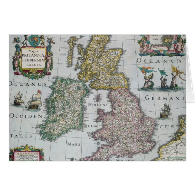 Karte von Großbritannien, 1631 (Vorderseite (Horizontal))