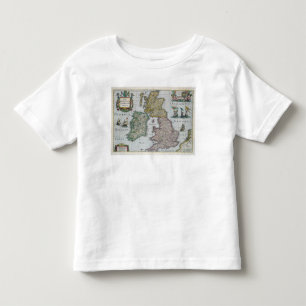 Karte von Großbritannien, 1631 Kleinkind T-shirt