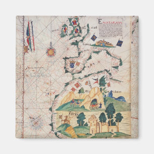 Karte von Großbritannien Magnet