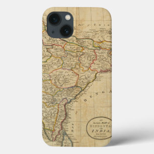 Karte von Hindostan oder Indien Case-Mate iPhone Hülle