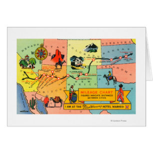 Karte von Hotel LocationsCA Freds Harvey zu KS