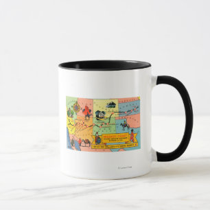 Karte von Hotel LocationsCA Freds Harvey zu KS Tasse