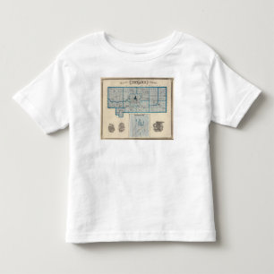 Karte von Howard County mit Russiaville Kleinkind T-shirt
