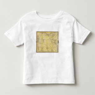 Karte von Howard County, Staat von Iowa Kleinkind T-shirt