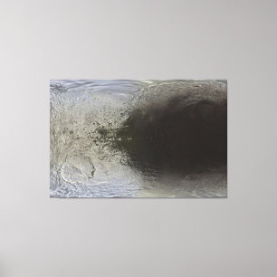 Karte von Iapetus Leinwanddruck
