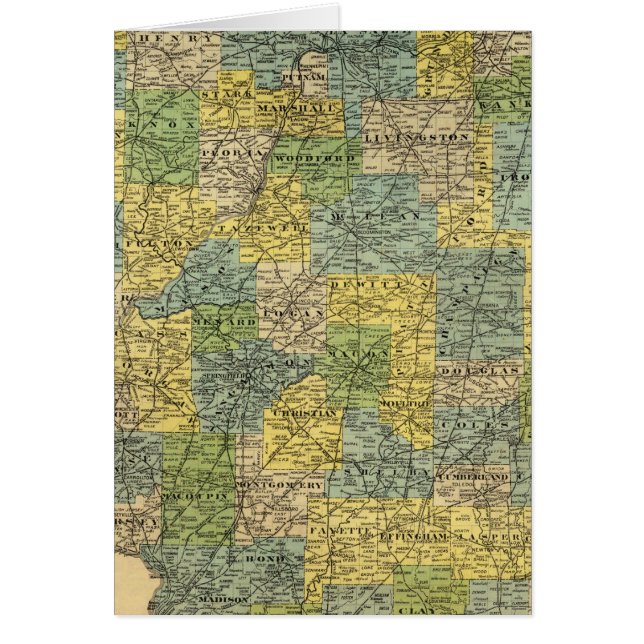 Karte von Illinois 2 (Vorne)