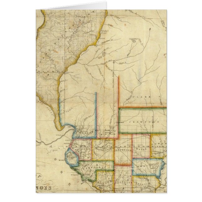 Karte von Illinois 3 (Vorne)