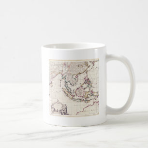 Karte von Indien u. von Ostinseln Kaffeetasse