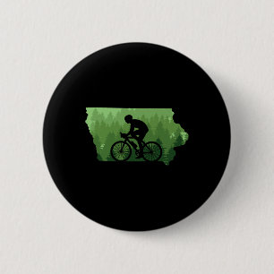 Karte von Iowa Mountainbike-Fahrer Mtb Radfahren B Button