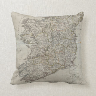 Karte von Irland 1804 Kissen