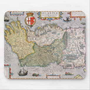 Karte von Irland Mousepad