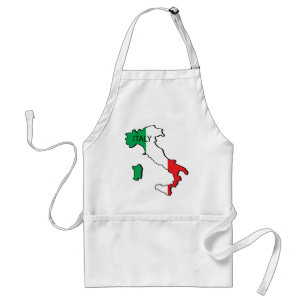 Karte von Italien Schürze