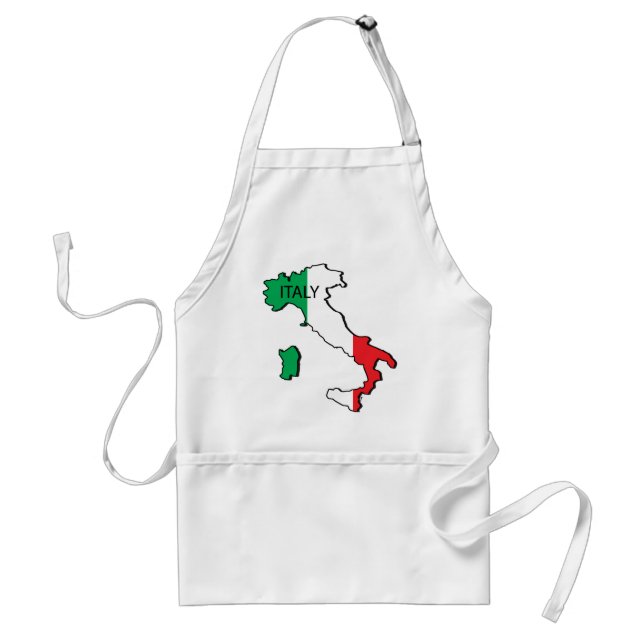 Karte von Italien Schürze (Vorne)
