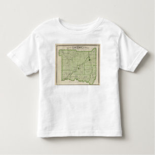 Karte von Jackson County Kleinkind T-shirt