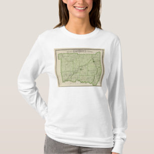 Karte von Jackson County T-Shirt