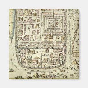Karte von Jerusalem und von Umgebung, von 'C Magnet